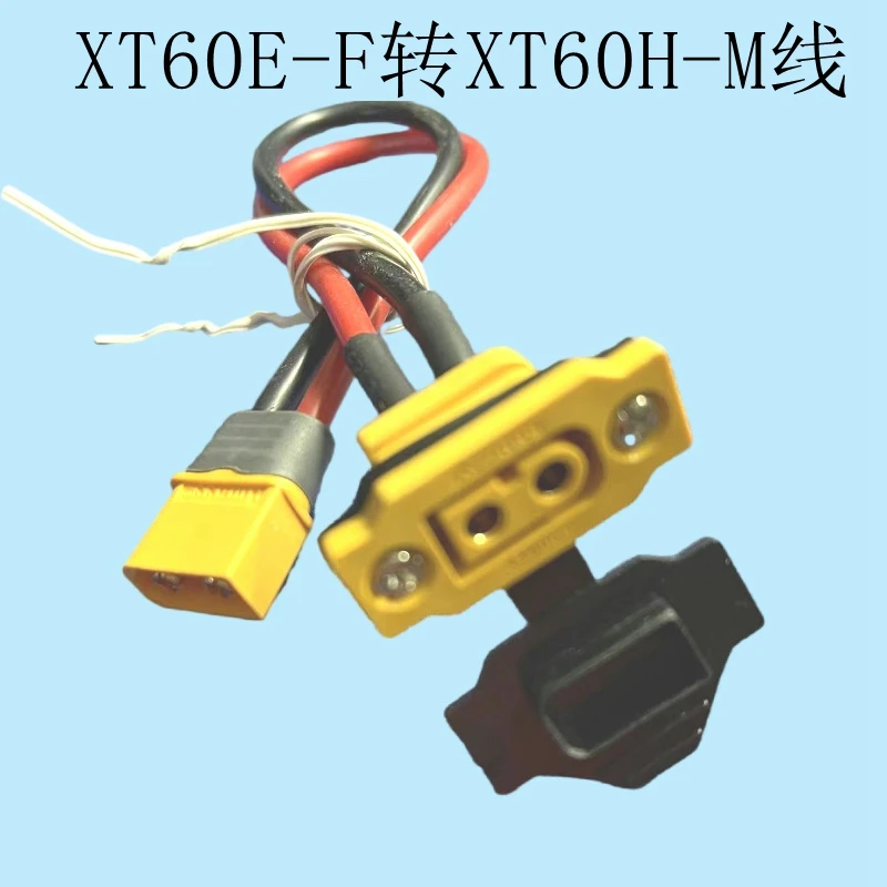 Amass original XT60E-F montagem fêmea para macho xt60 conector 100cm 12awg cabo de fio de silicone para rc drone bateria carregador drone
