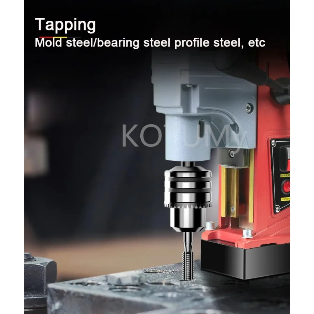 Electric Mag Bench Tapping Drilling Rig Machine for Engineerin Small Industrial Grade Magnetic Drilling Rig Magnetic Drill Press