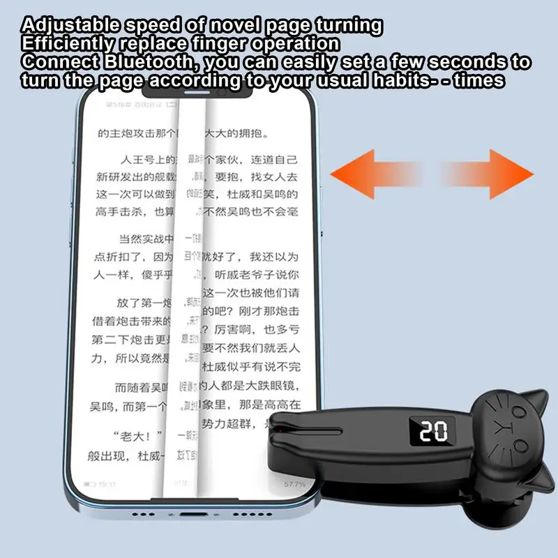 Telefono Clicker Page Turner Photo Camera Recording trigger remoti Screen Clicker Speed Clicker Page Turner per tablet e-book