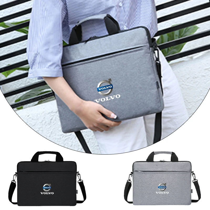 Car Logo Multifunctional Laptop Bag Shoulder Bag For Volvo Rdesign XC90 S90 S60 S60 XC60 V70 S80 S40 V50 V40 V60 C30 V90 