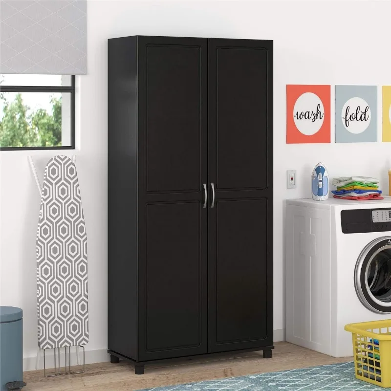 Evolution Kendall 36" Utility Storage Cabinet - Black