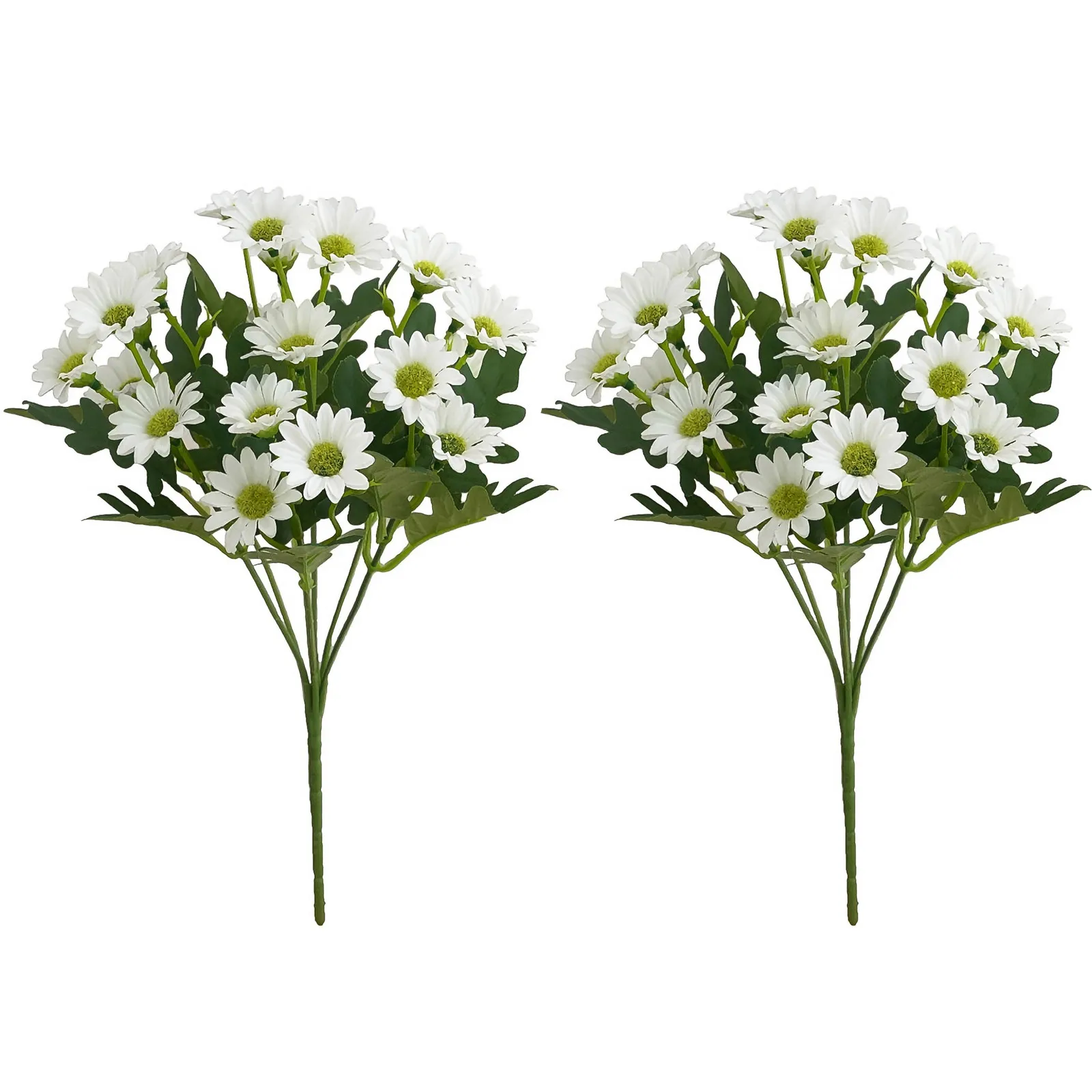 

2 Pcs Artificial Bouquet Lifelike Daisy Decorations Simulation Wreath Fake Flower Home Decor Living Room Parties Birthday