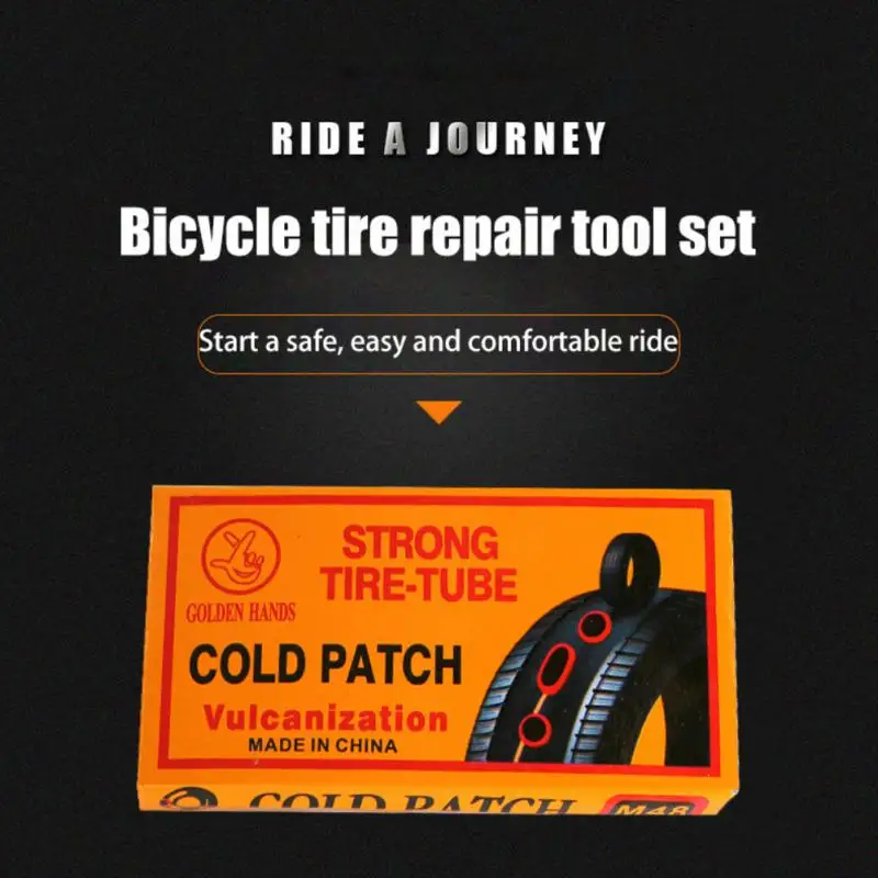 Bike Bicycle Flat Tire Repair Tool Set Patch Rubber Portable Fetal Best Quality Cycling Free Shipping