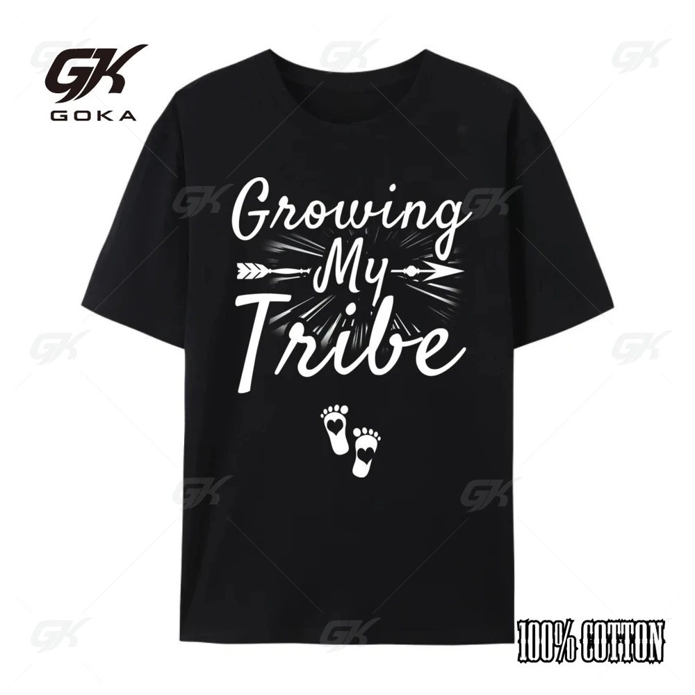 

Мужская одежда Growing My Tribe, большие размеры, забавные подарки, футболка с принтом для мужчин, корейская модная футболка с коротким рукавом, мужской персонаж