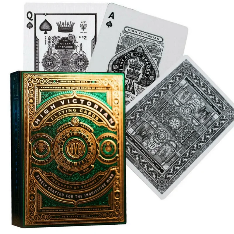 Teoria11 alta Victorian jogando cartas, USPCC Deck, Poker Tamanho, Jogos de Cartas, Hobby & Collectibles, Magic Magicians, Prop Acessório