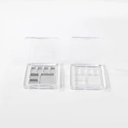 빈 아이섀도우 박스 메이크업 립스틱 블러시 컨테이너 블러셔 팬 케이스, DIY 아이섀도우 트레이, 리필 가능한 트레이 팬, 안료 프레스