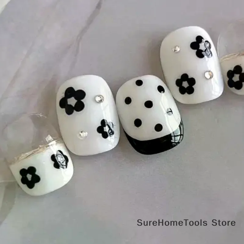 4in1 네일 도트 펜 세트 - 볼펜 디자인 도트 페인트 도구, 다기능 매니큐어 팁 도트 키트 DIY 살롱 네일 아트용