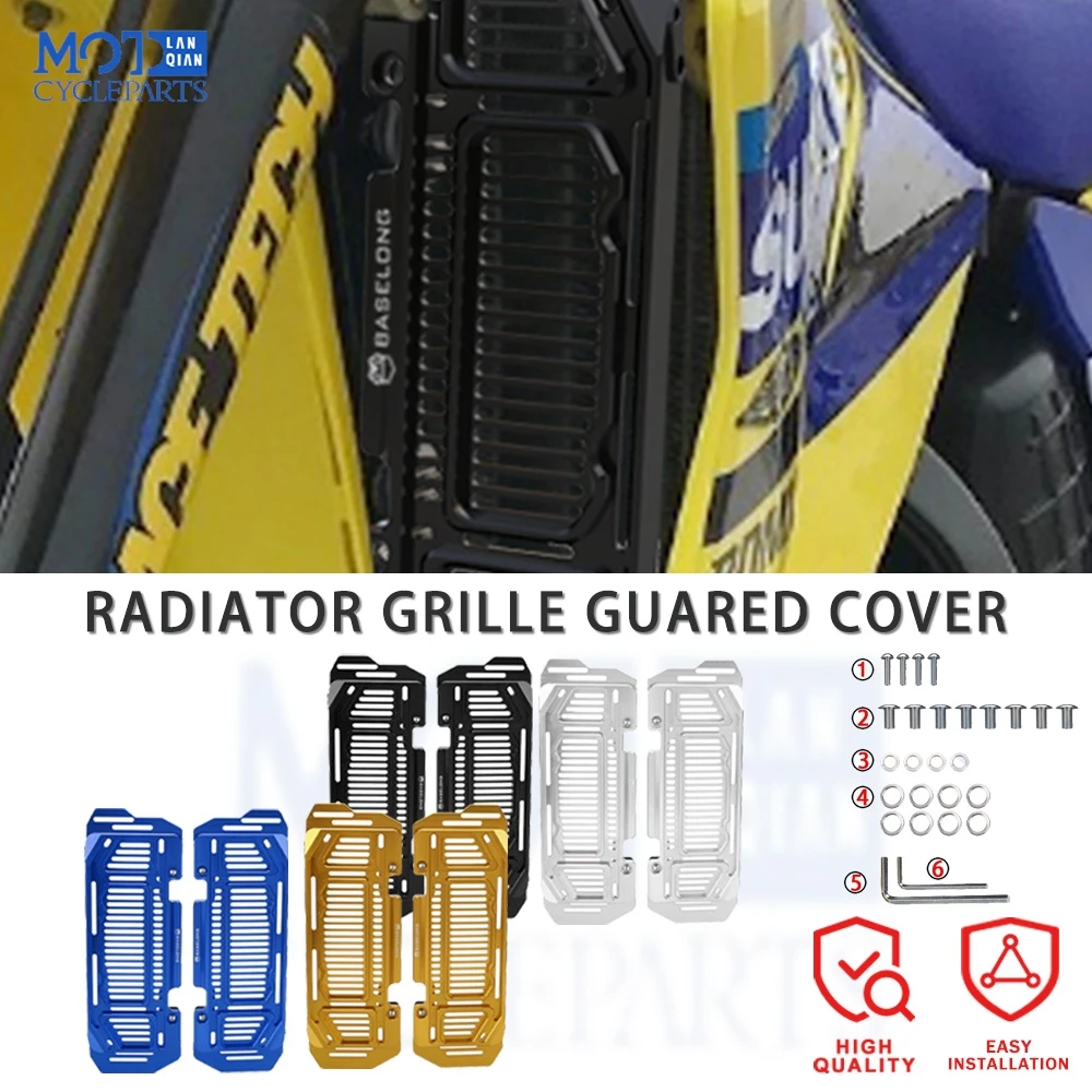 

For Suzuki DRZ400E DRZ400S DRZ400SM DRZ400 DRZ 400 E S SM RM250 RM125 RM 125 250 1996-2024 Radiator Guard Grille Cover Protector