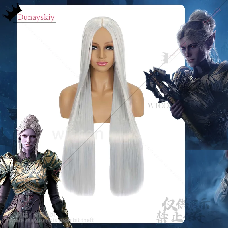 Minthara Cosplay Spiel Baldur3Gate Anime Hübsches Kostüm Pu Sexy Overall Elf Uniform Perücken Earwear Für Halloween Cos Angepasst