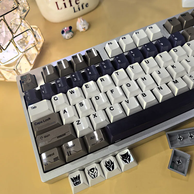 

Зеркальный колпачок Future Technology Horn Night Demon Keycap 75 с материалом PBT, оригинальный, очень индивидуальный, без распыления