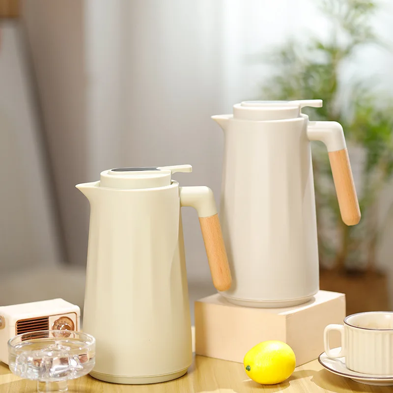 Nordic Ins Custom 1000ml Large Capacity Double Wall Vacuum Flasks Thermos Jug Stainless Steel Insulated Hot Tea Pots Kettles