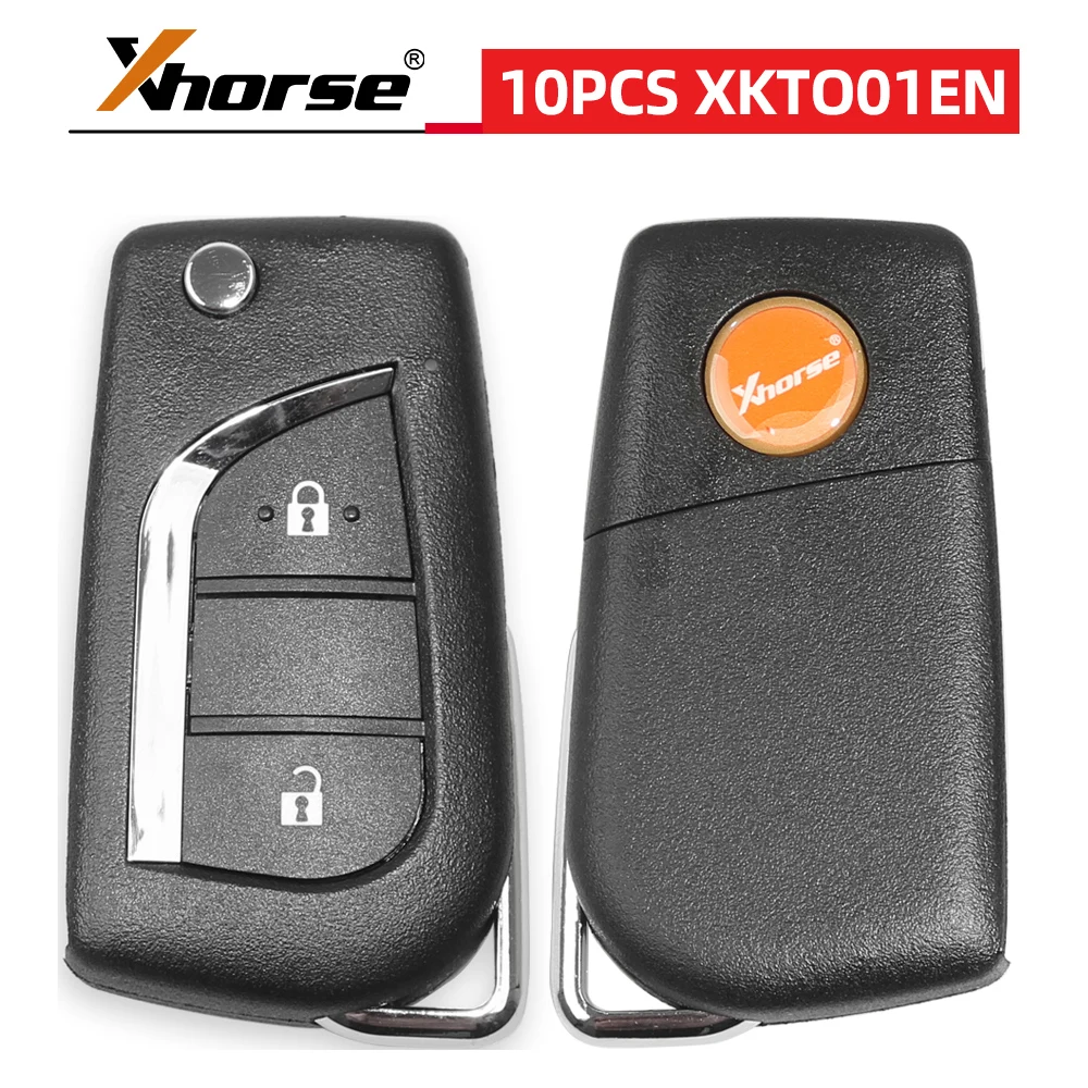 

10pcs/lot XHORSE XKTO01EN Universal Remote Key for Toyota 2 Buttons Work with VVDI Key Tool and VVDI2 (English Version)