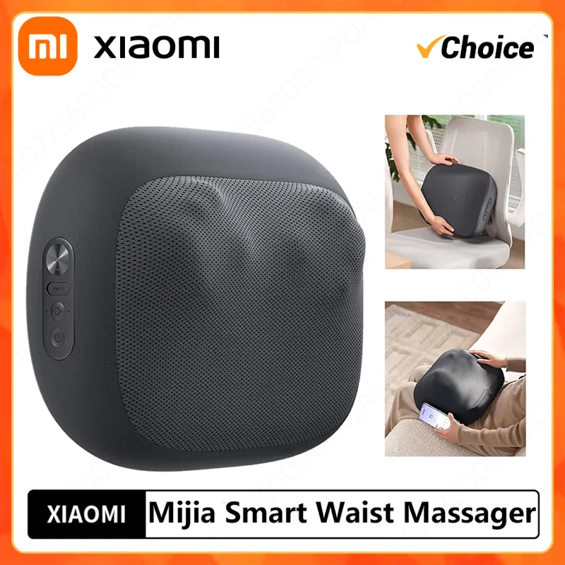 

Новый умный массажер для талии Xiaomi Mijia, успокаивающий массаж, поддержка талии 2 в 1, массажер для шеи, разминающий двусторонний горячий компресс