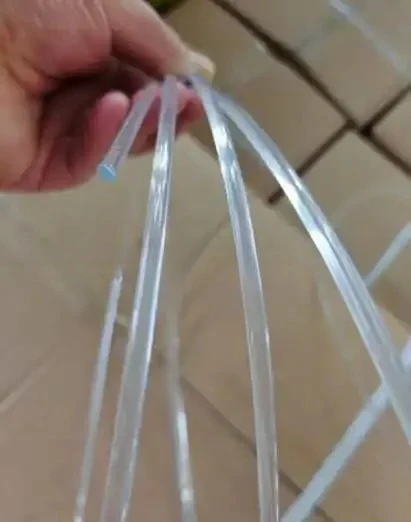 2025UV 처리된 2.2mm 검정색 폴리에스터 와이어 플라스틱 PET 와이어 과수원 지지선