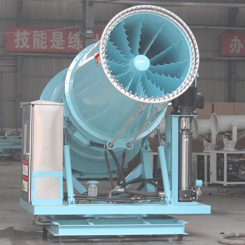 Pulverizador industrial 100 da humidificação do resfriamento do parque da máquina automática do canhão da névoa da poeira