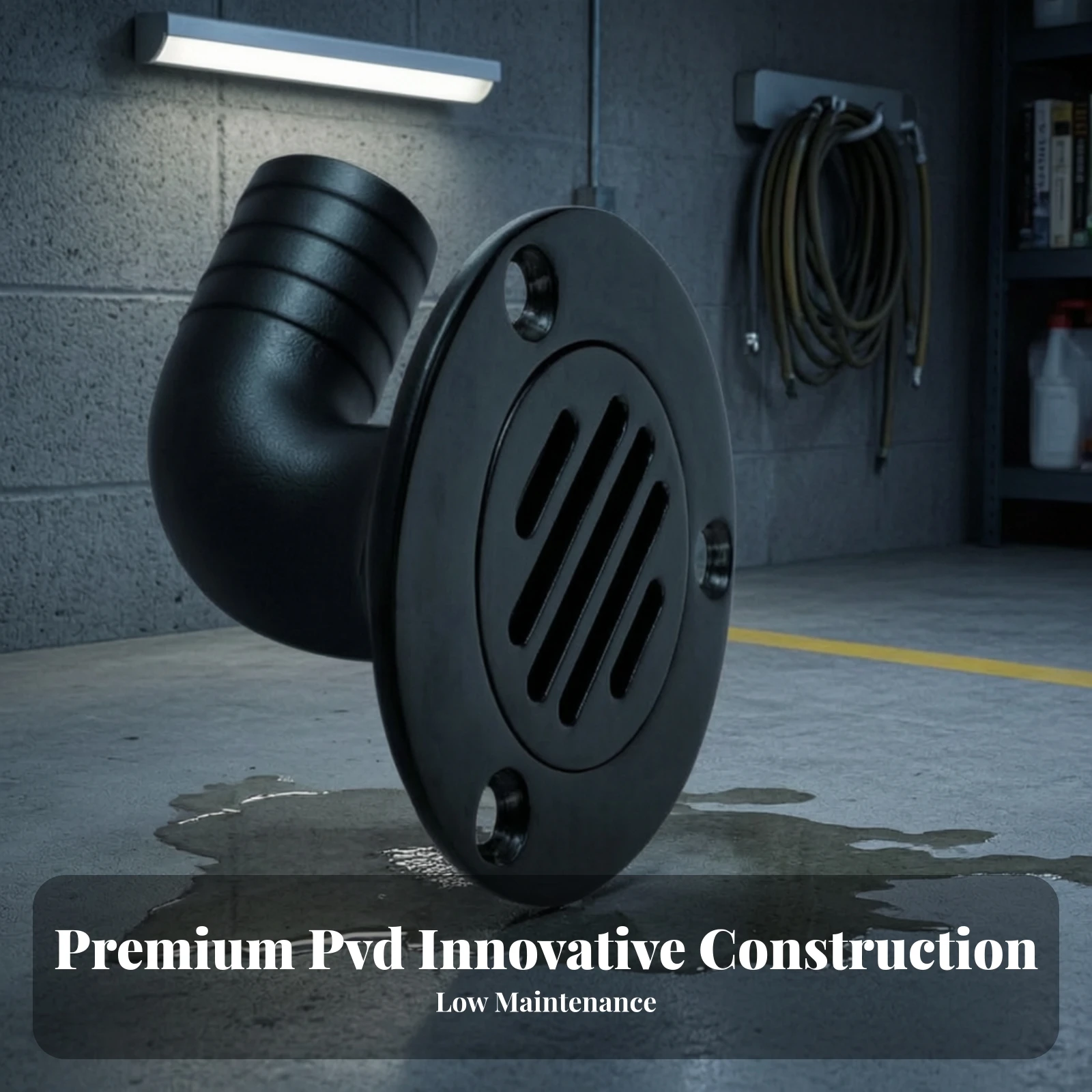 Stainless Steel Drain Rustproof Drain with Slotted Cover for Contractors, Shower, Bathroom