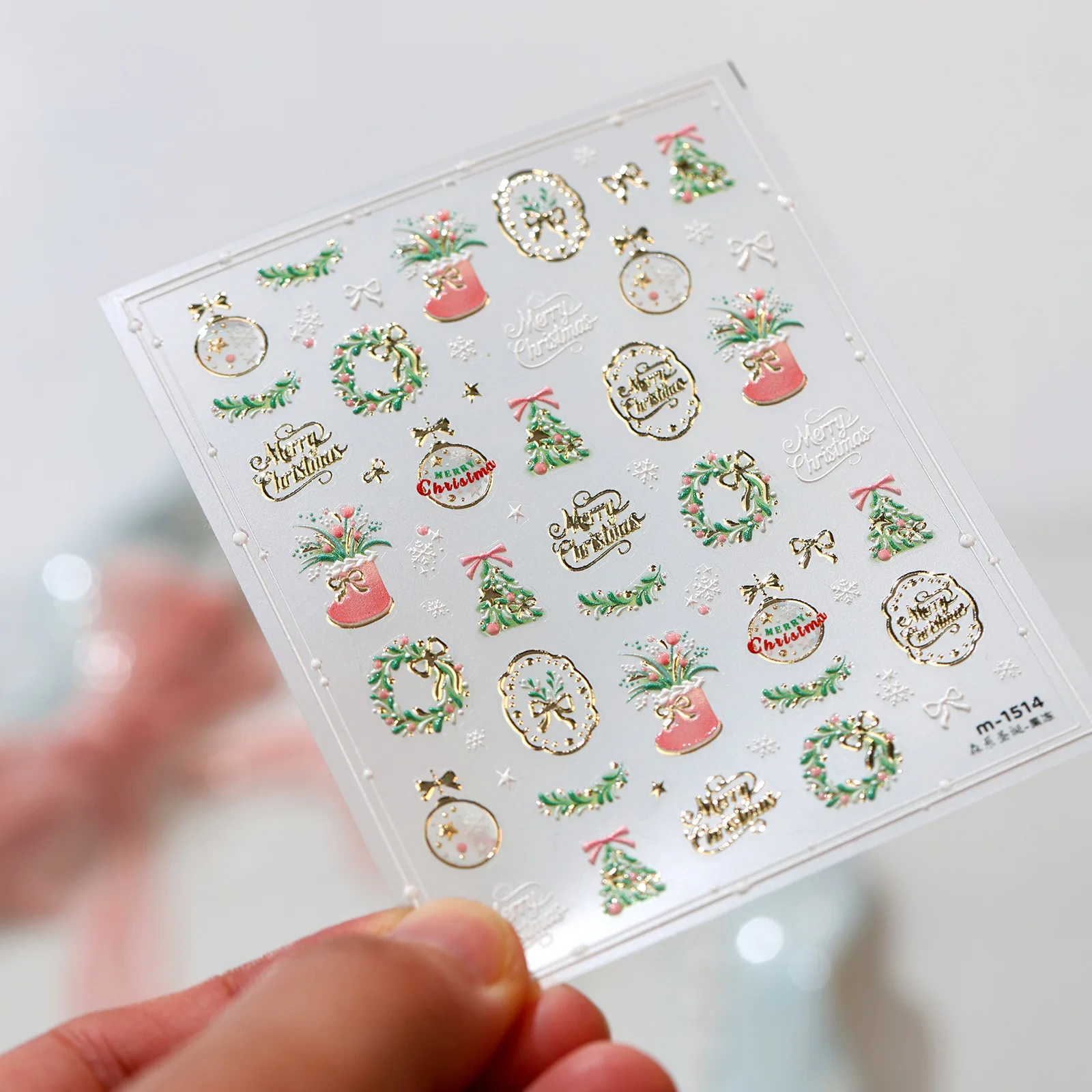 Autocollants pour ongles 5D à - Nail Art Xmas avis et prix