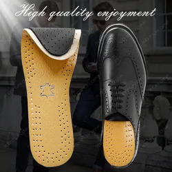 Ultra Thin Breathable Leather Shoe Insoles For Women Men Business Shoes Pads Soft  Absorb Sweat Deodorant ReplacementInner Soles