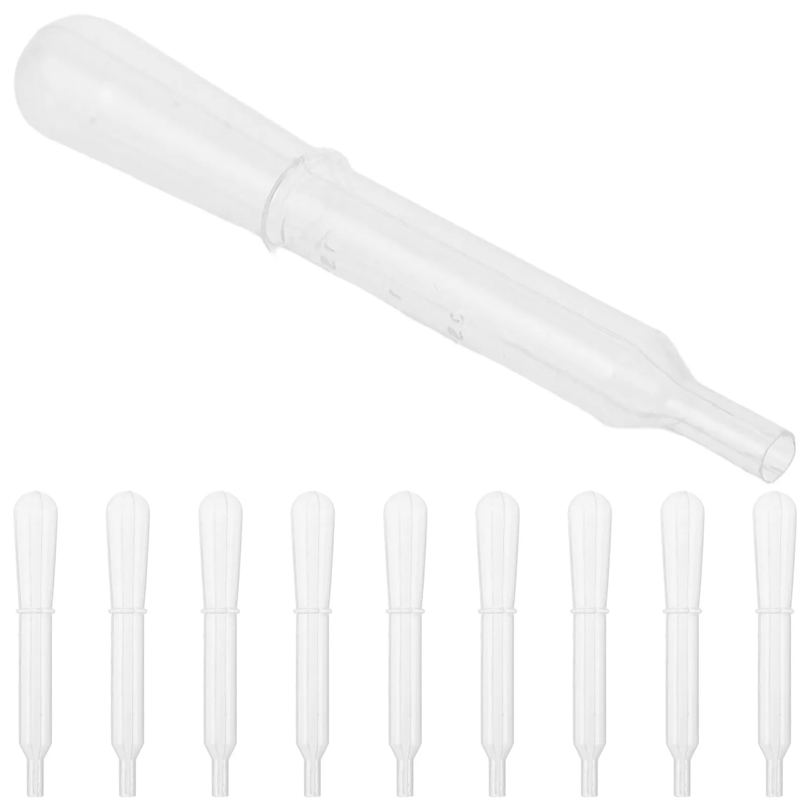 30Pcs Tattoo Ink Dispenser Plastic Dropper Transfer Pipette Precision Liquid Measuring Small Graduated Dropper for Airbrush Ink