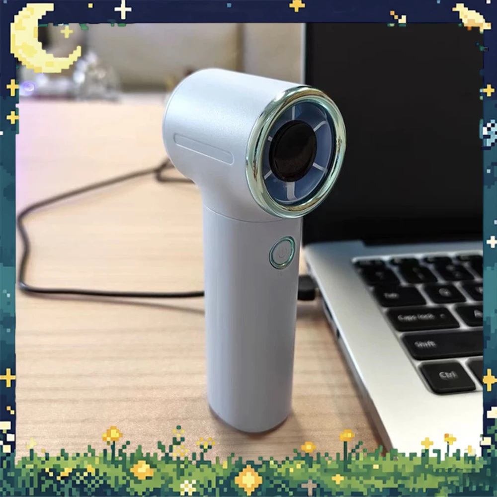 VNEEDTUTU MINI Handheld Small Fan 20000 Rpm High Speed Motor Handheld Fan Long Battery Life Of 18 Hours Light Weight For Gifts