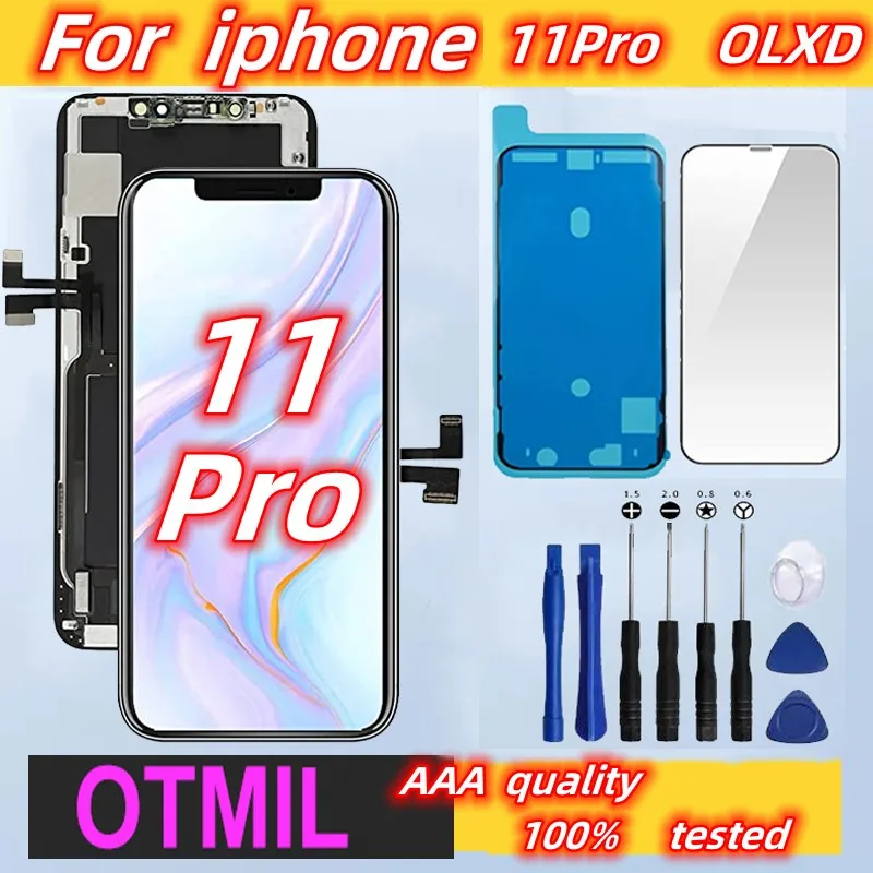 

OLED Pantalla For iphone 11 11 Pro Display Touch Screen Digitizer Assembly For iPhone 11 Pro 11Promax LCD 3D Touch Small flaws