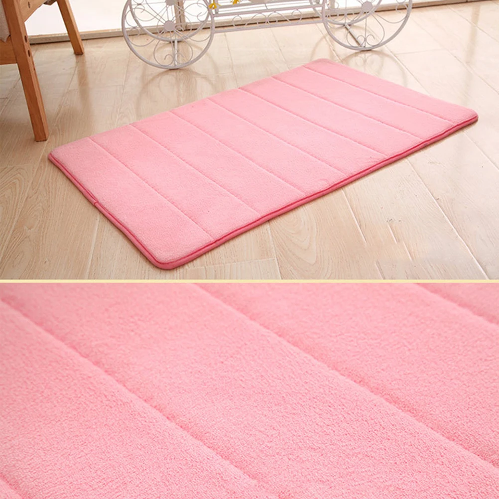 

Thickened Memory Foam Floor Mat Cozy Bathroom Carpet Door Non-absorbent Rug Washable Mats Indoor Warm and Lovely