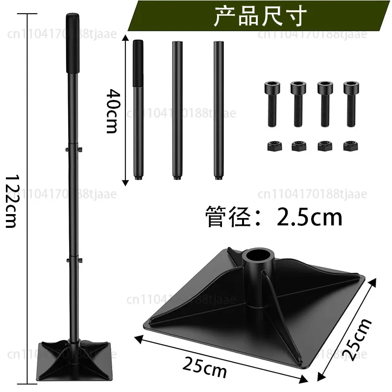 Spot Direct Removable Horticultural Tools Steel Rammer Earth Tool Ground Compaction Flat Earth Rammer