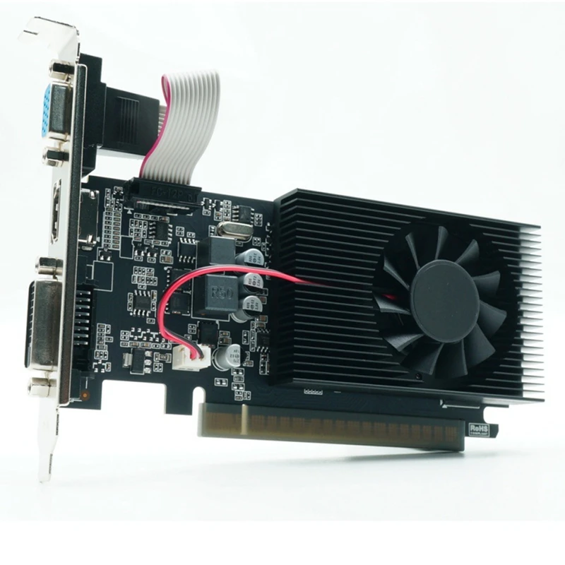 GT730 4GB กราฟิกการ์ด GT730 DDR3 128Bit GDDR3 กราฟิกการ์ด-ใช้งานร่วมกับ,เอาต์พุต DVI และ VGA