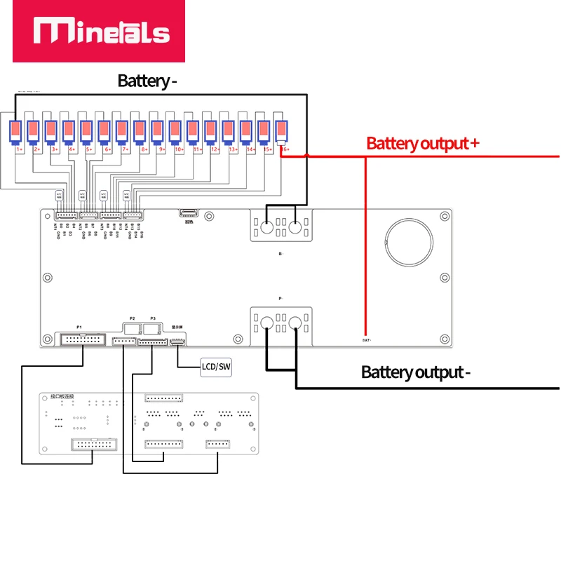 Jikong Inverter BMS 8S-16S Smart BMS 100A 150A 200A Li-ion LiFePo4 Energy BMS 1A 2A Active Balance 9S 10S 11S 12S 13S 14S 15S