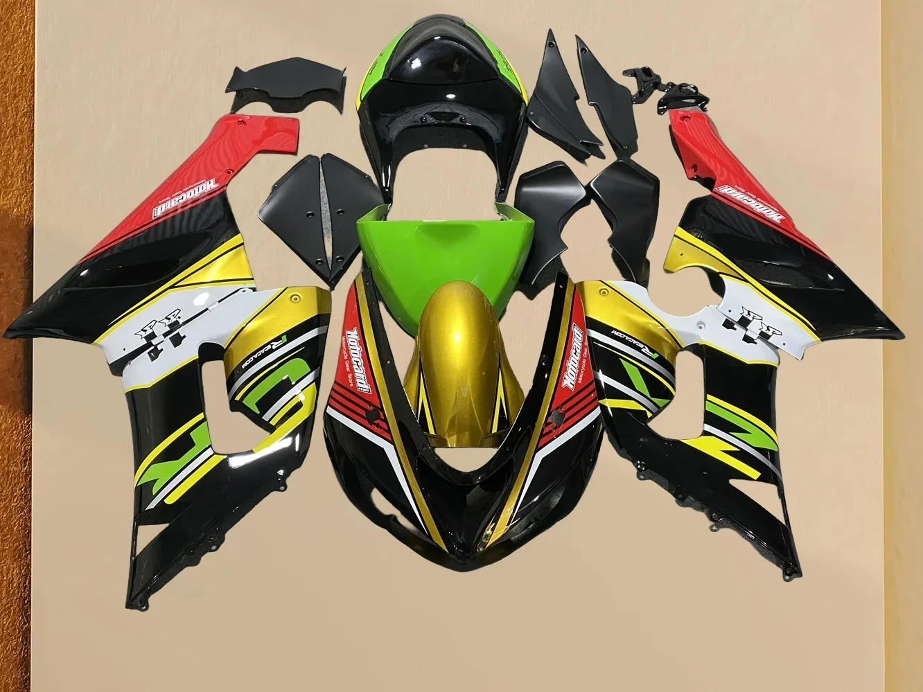 

Подарки, новый полный комплект обтекателей из АБС-пластика, подходящий для KAWASAKI ZX-6R ZX6R 636 2005 2006 05 06, комплект обтекателей на заказ, комплект кузова