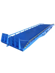 High Quality Portable Mobile Truck Loading Ramp Yard Ramp Hydraulic Container Dock Ramp for Truck Forklift