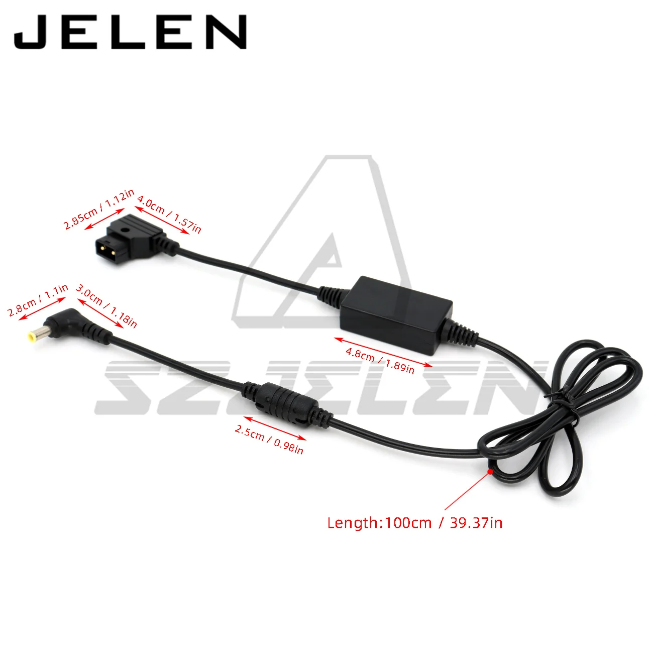 D-tap to 12V Battery Power Cable for Panasonic EVA1 Sony FS7 FS5 FS5M2