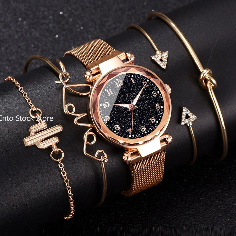 Luxury Women Watches Magnetic Starry Sky Female Clock Quartz Wristwatch Fashion Ladies Wrist Watch Reloj Mujer Relogio Feminino