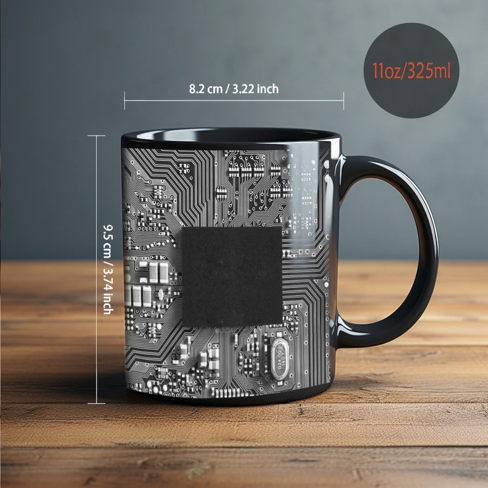 Customize your own circuit design motherboard coffee mug Birthday gift for circuit lovers IT boy friend coffee mug