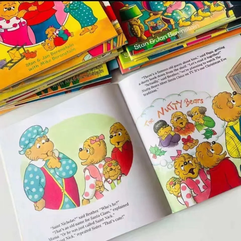 ใหม่28ชิ้น/เซ็ต The Berenstain Bears หนังสือภาพภาษาอังกฤษนิทานที่มีชื่อเสียงสำหรับเด็กทารกการศึกษาอายุ3-8ปี