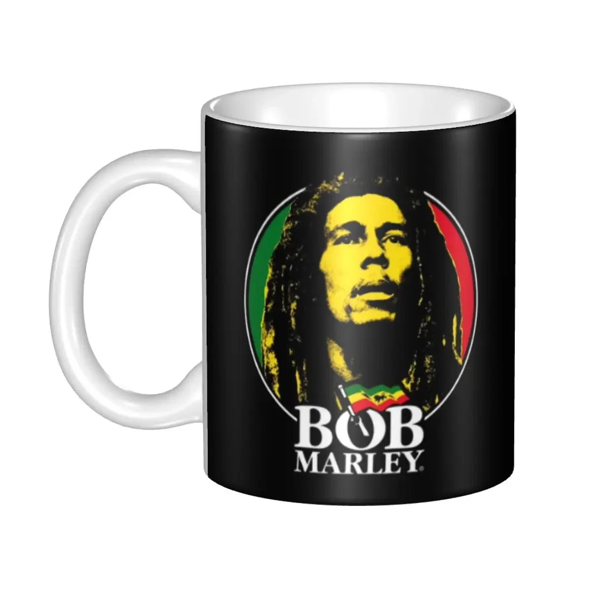 Jamaica Reggae Music Bob Marley Coffee Mugs DIY Custom Ceramic Milk Tea Mug Cup