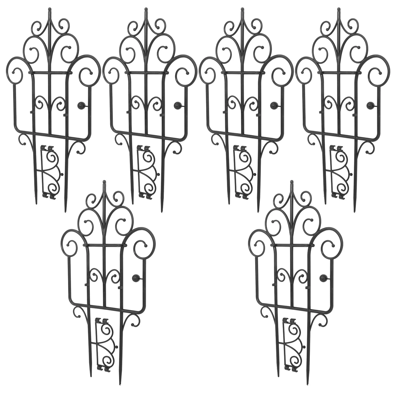 

Plastic Lawn Edging Border Garden Decorative For Yard Flower Bed Landscaping Picket Fence Outdoor Courtyard Partition