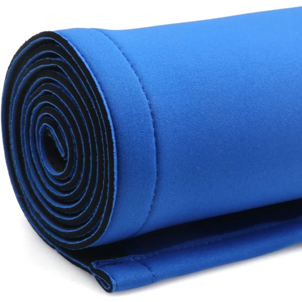 Neoprene Pool Ladder Rail Sleeve with Adjustable Fit for Standard Handrails and Quick Slide On Zipper Installation Method