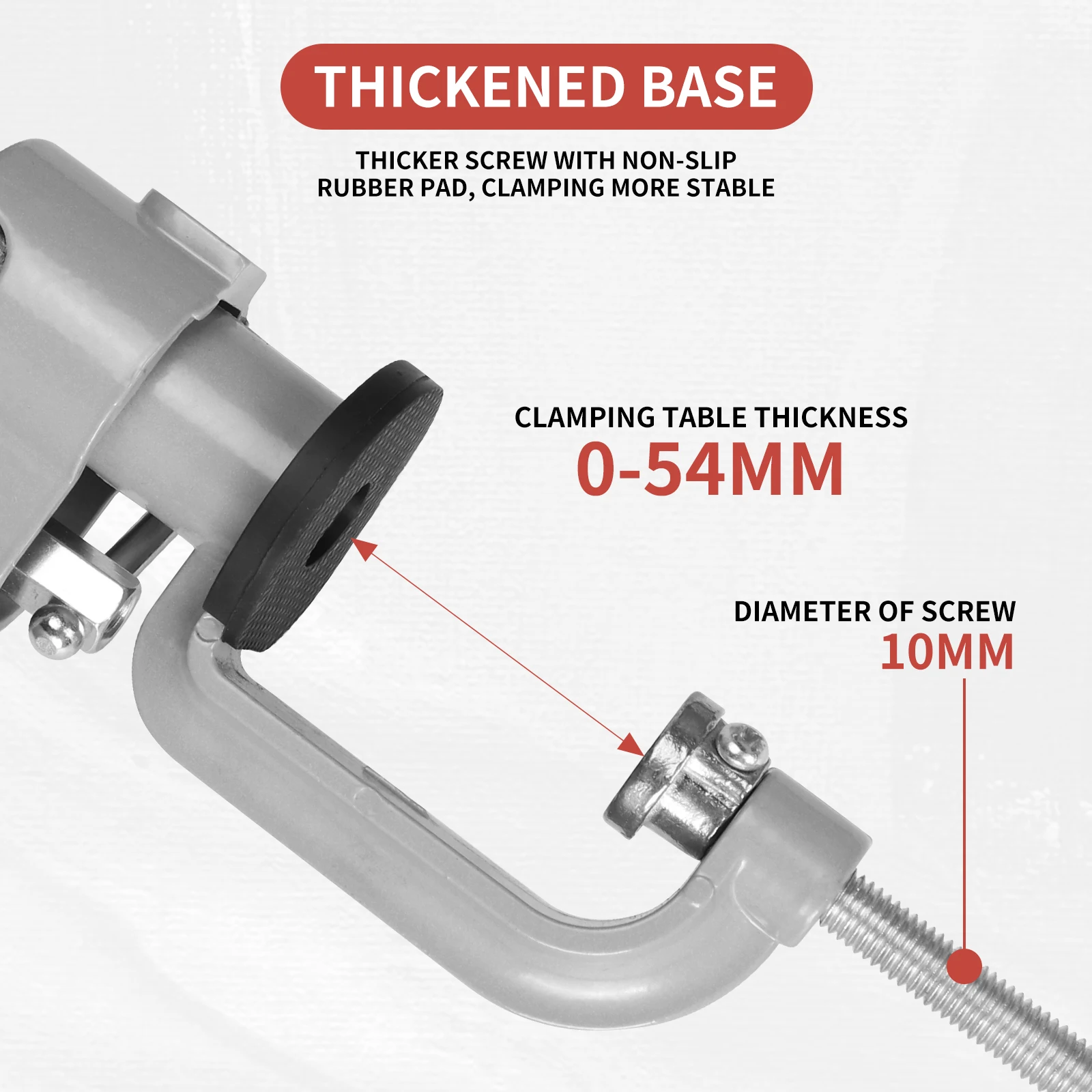 Aluminum Table Bench Top Vise Vice Universal Swivel Clamp 360° Rotating Electric Drill for Rotary Tool