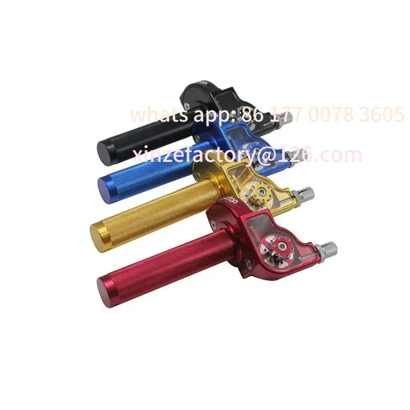

Customizable 7/8'' Universal Motorcycle Handlebars Accelerator Twist Throttle Handle Grip Cable