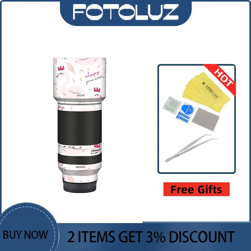 Película de envoltura de piel para Tamron 70-300mm F/4,5-6,3 pegatina de piel antiarañazos cubierta de película protectora de lente de cámara 70300 70-300mmF4.5-6.3