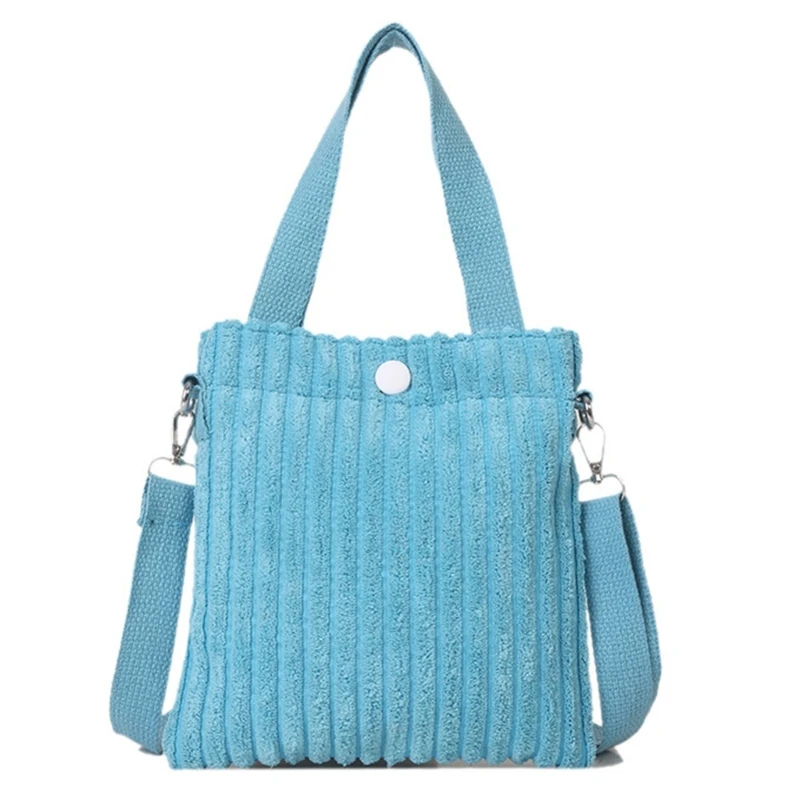 Bolso bandolera moderno Bolso cuadrado pequeño Bolso hombro pana para mujer