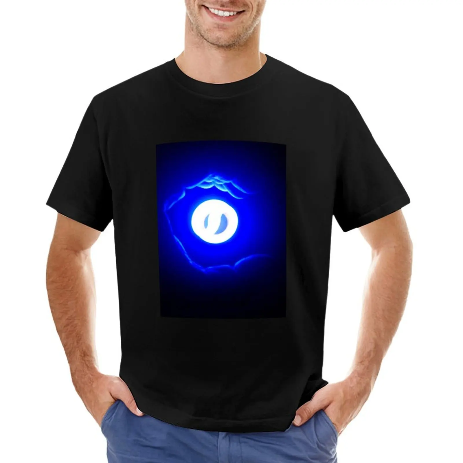 Nightlight - Lordart T-Shirt blue archive custom shirt oversizeds summer clothes Men's clothing