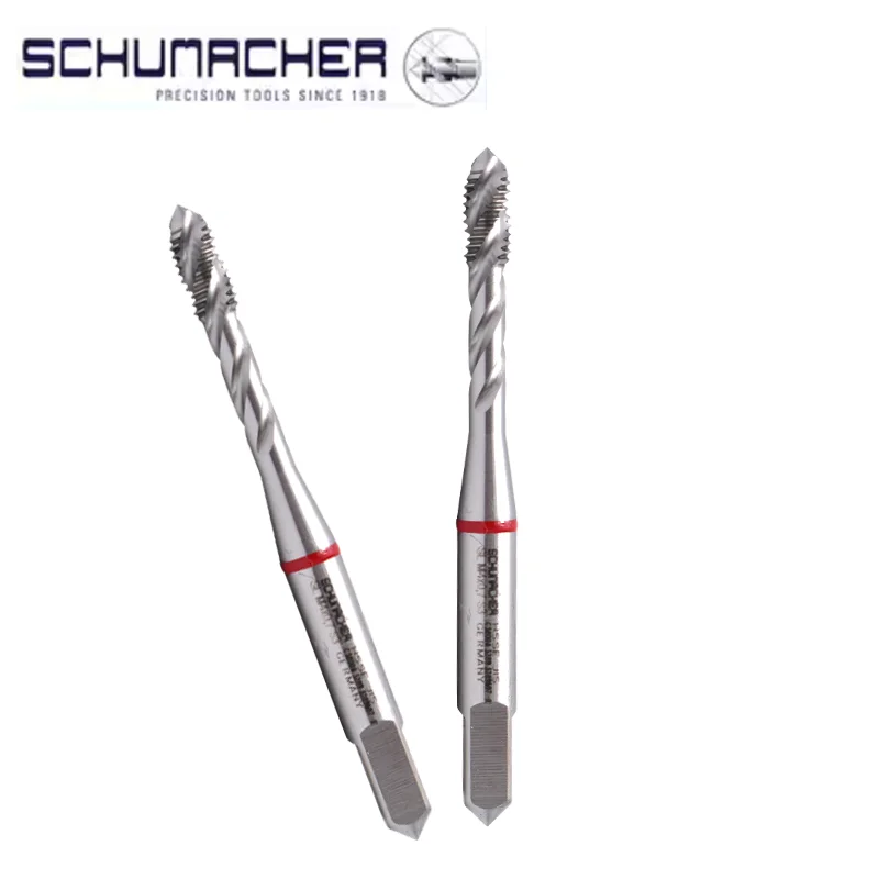 German Original SCHUMACHER JIS Standard Spiral Fluted Tap Pointed M2 M3 M4 M5 M6 M8 M10 M12 M14 M16 Machine Screw Thread Taps