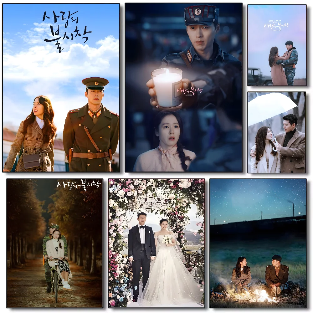 Корейский плакат Crash Landing on You, HD арт, липкая стена, водонепроницаемый, для дома, гостиной, спальни, бара, эстетическое украшение Корейский плакат Crash Landing on You, HD арт, липкая стена, водонепроницаемый, для дома, гостиной, спальни, бара, эстетическое украшение