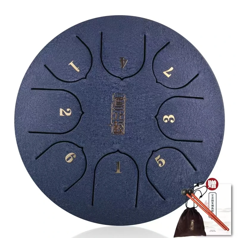 Sound Healing Tools-6 Inch 8 Tone Steel Tongue Drum  Children Music Toys Drum Beginners Percussion Musical Instruments