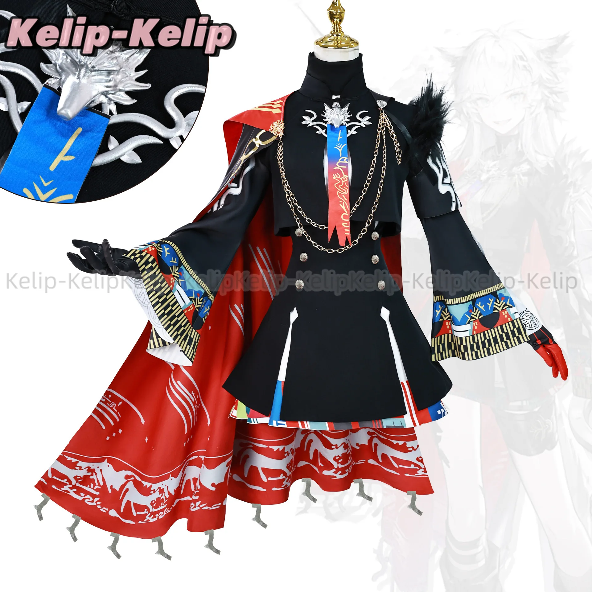 Arknights Lappland Die Decadenza Frauen Cosplay Kostüm Cos Spiel Anime Party Uniform Owen Spielen Rolle Kleidung Kleidung