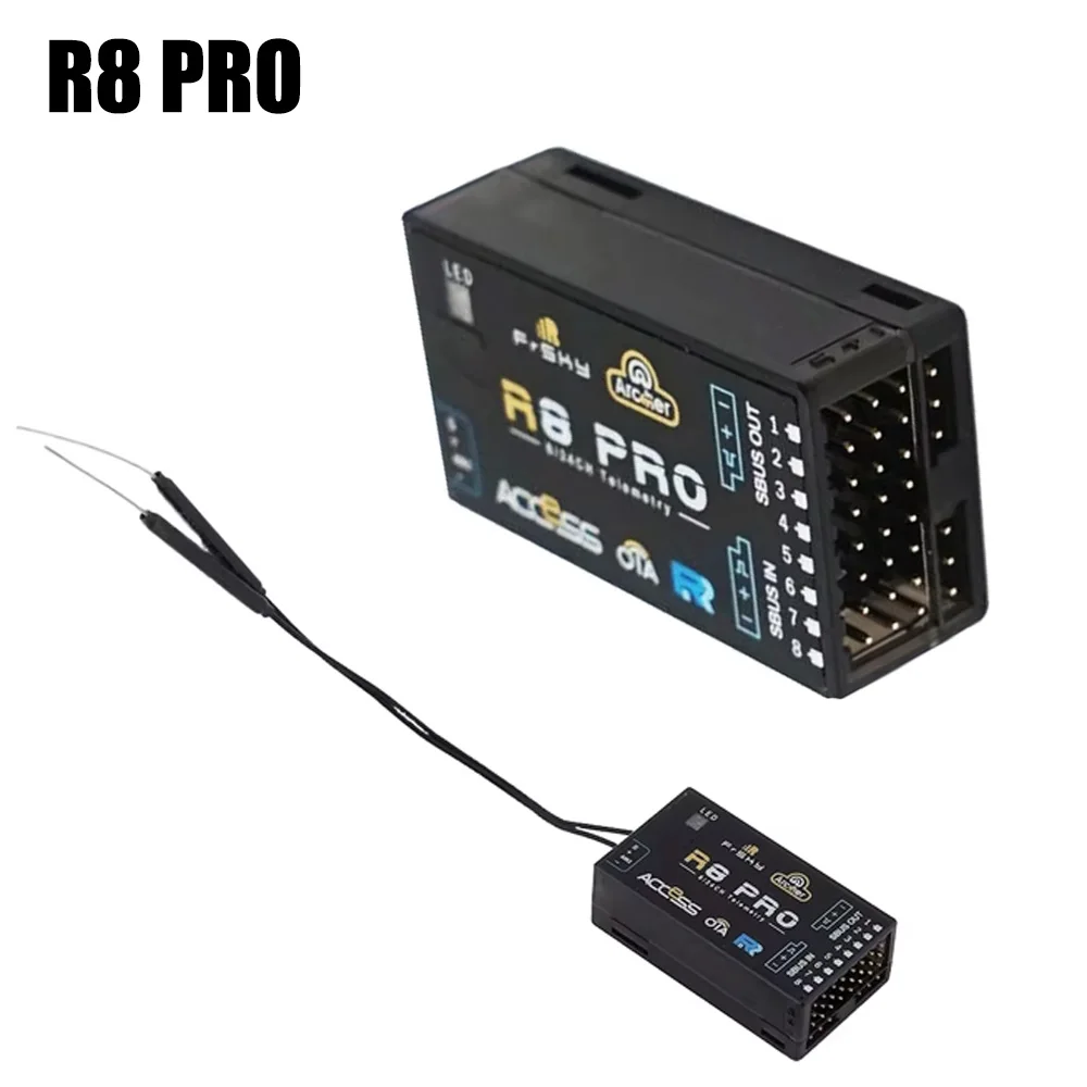 Ricevitore R8 Pro FrSky R8 Pro 2,4 GHz 8 canali PWM ad alta precisione per tutti i trasmettitori FrSky ACCESS