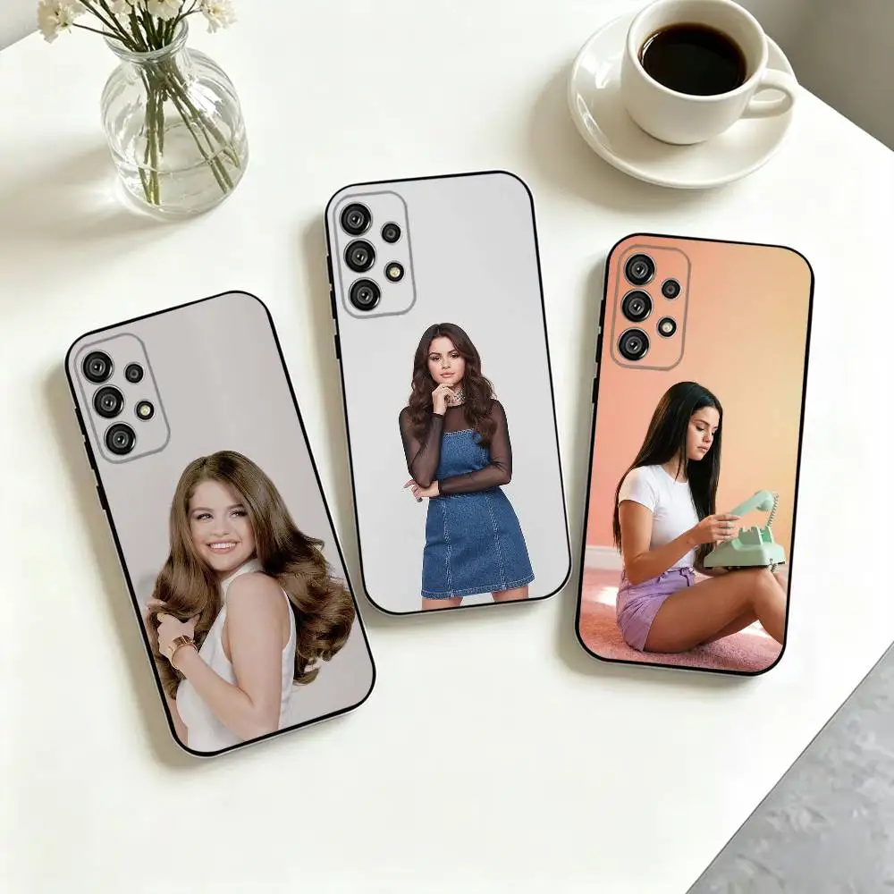 Selena Gomez-Z B-Beauty  Phone Case For Samsung S25,S24,S21,S22,S23,S30,Ultra,S20,Plus,Fe,Soft Silicone Black Cover Gift