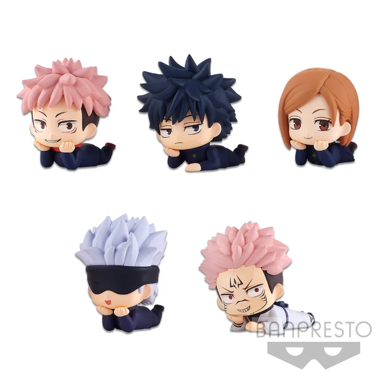 

Bandai Original Jujutsu Kaisen Itadori Yuji Fushiguro Megumi Satoru Gojo Mini Anime Action Figure Desktop Ornaments Model Gift